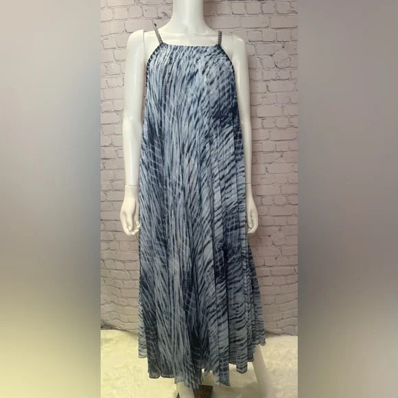 Michael Kors Tie Dye Georgette Halter Dress - Picture 6 of 6